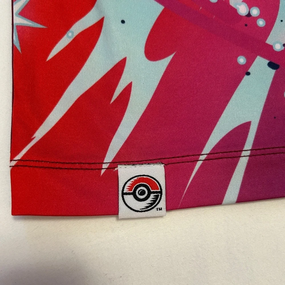 Pokémon Center Salamence Evolution Tee Burgundy Red Graphic Shirt Adult Medium - Picture 5 of 11